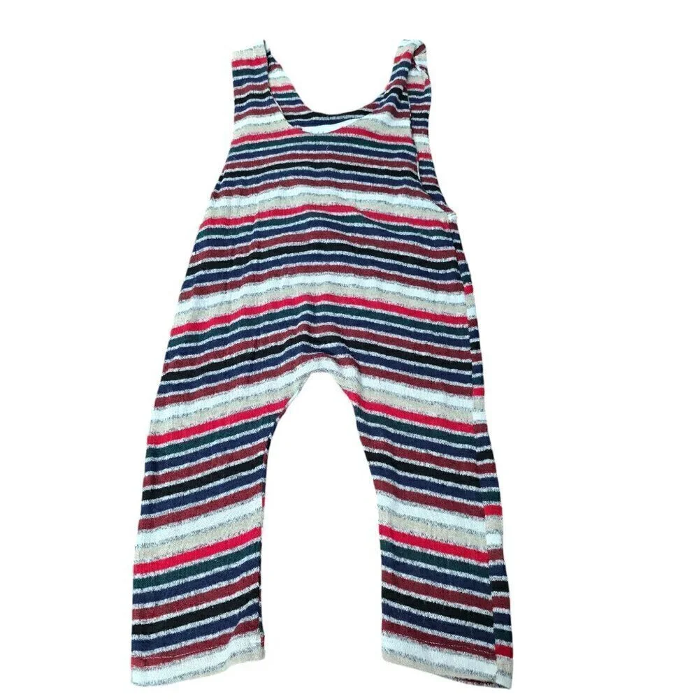 Handmade Reddie's Craft Boutique Striped Romper